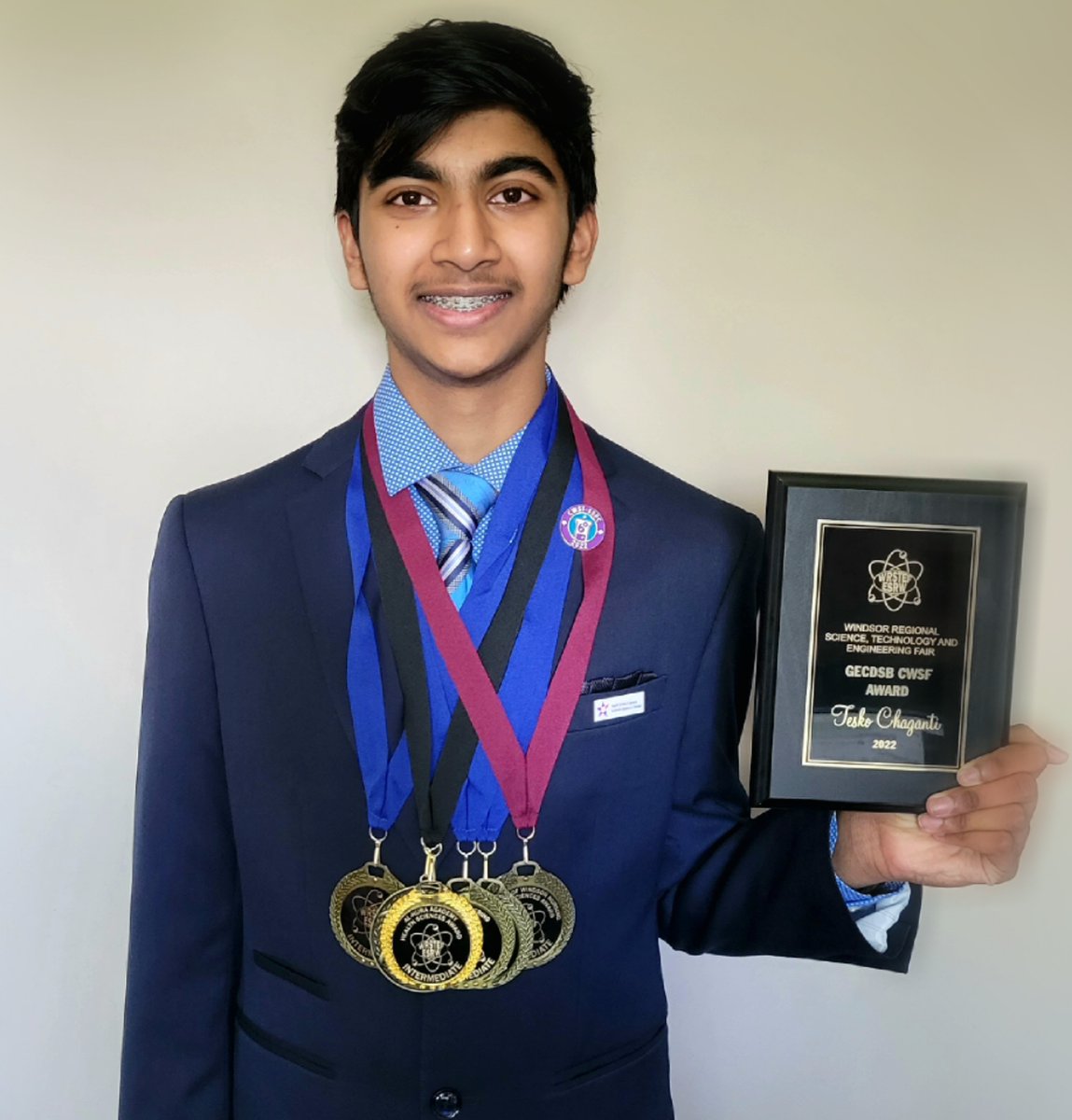 SR_Chaganti's tweet photo. Congrats to Tesko Chaganti, Grade 9 @VMMustangs,  on heading to #CWSF2022 next week to present his project on Unraveling the Secrets of Healthy Aging, and submitting his first manuscript to @biorxivpreprint! All the best!

@ysc_sjc #ScienceFair #CWSF #STEM #Science https://t.co/OffDOwjULJ