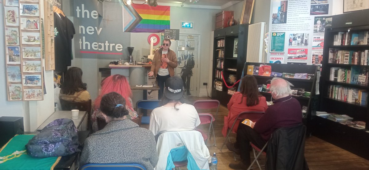 MisneachAbu's tweet photo. Buíochas leo siúd a tháinig i láthair ag Véarsaí Athghabhála, a reáchtáladh mar chuid d'Fhéile Uí Chonghaile.
#JCF22 #Misneach #ConnollyBooks https://t.co/PfYXQMZ2pi