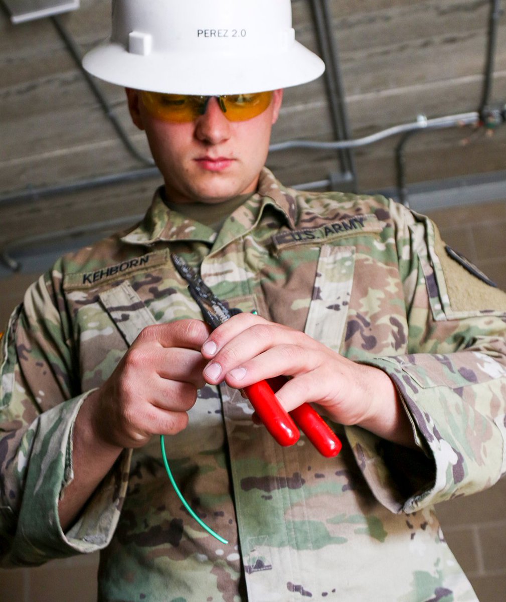 As an Electrician (12R), you will learn how to install, maintain, and safely distribute electricity, the driving force behind our missions in the Colorado Army National Guard. Message us to see if you belong on our team as a 12R.