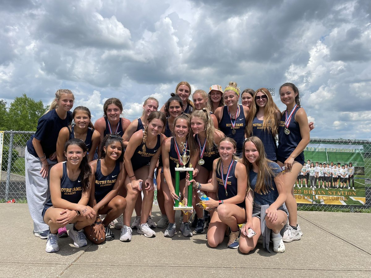 NDA_athletics's tweet photo. ANOTHER win on the track today for our Pandas!!! Taking 1st place at Bryan Station in one of the biggest meets in the state today. Way to step it up Pandas!!! 🏆 https://t.co/f4H1M08OPw