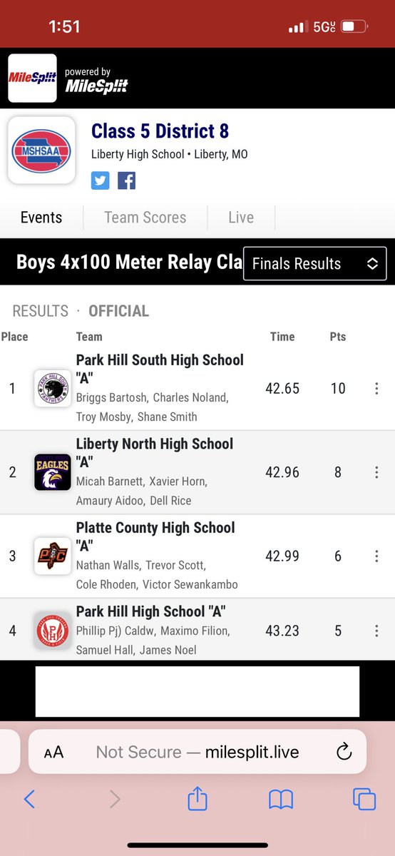 Boys 4x100

🚨 SCHOOL RECORD 🚨