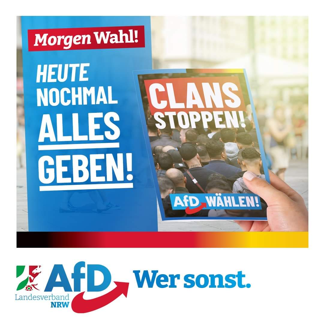So muss man den Spieß umdrehen &amp; zur Conclusio gelangen:
Wer echte Freiheit, wahre Demokratie &amp; einen wirklich herrschaftsfreien Diskurs in einer offenen Gesellschaft möchte, der setzt beide Kreuze bei der #AfD.
#AfDNRW #NRW #LtwNRW
facebook.com/permalink.php?…
pi-news.net/2022/05/es-stu…