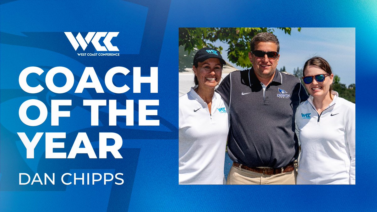 We promised hardware!!

WCC Coach of the Year

Dan Chipps!!