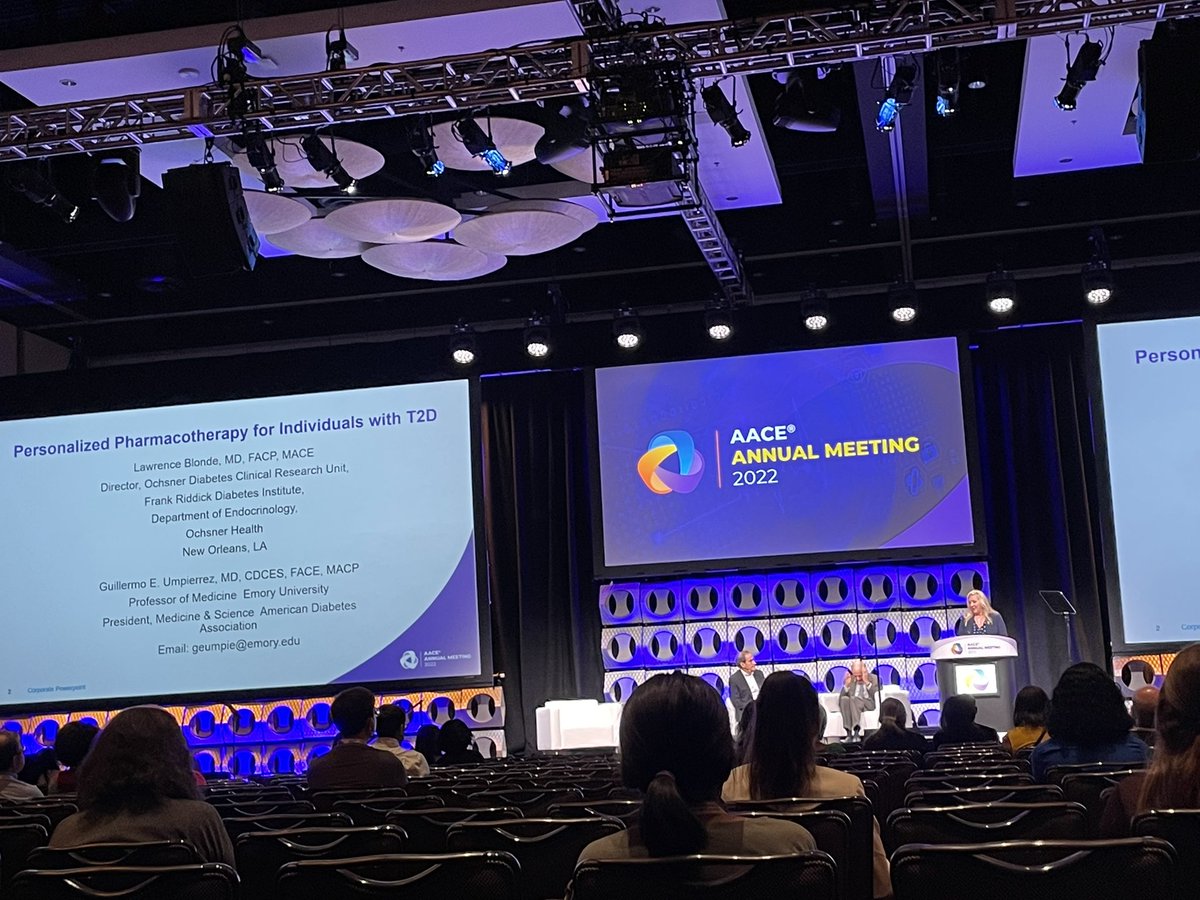 miya_mck's tweet photo. Exciting talk on personalized pharmacotherapy in T2DM! Things to keep in mind as I head back to both in and outpatient care #AACE2022 https://t.co/8P5AmR2SXz