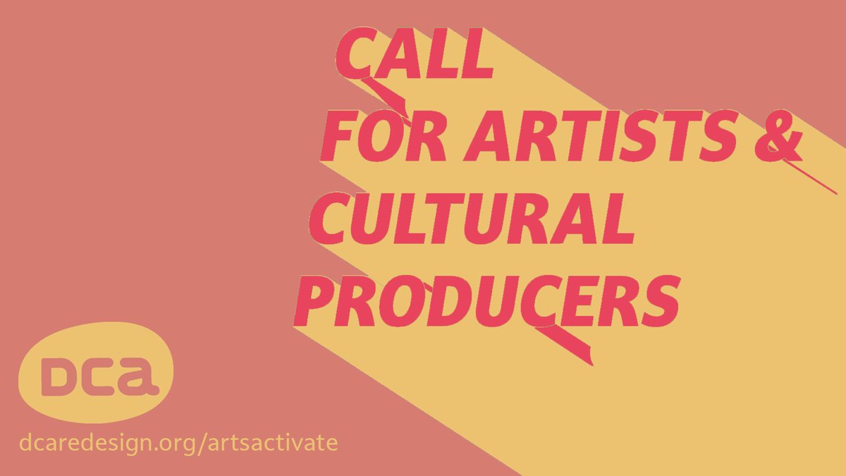 #CallForArtists: DCA seeks submissions for 3 new community engagement grant opportunities. Apply now through June 2022 for #artistgrants from $900 to $20,000 to fund activities &amp; events that build community &amp; bring neighborhoods together through the arts: dcaredesign.org/artsactivate.