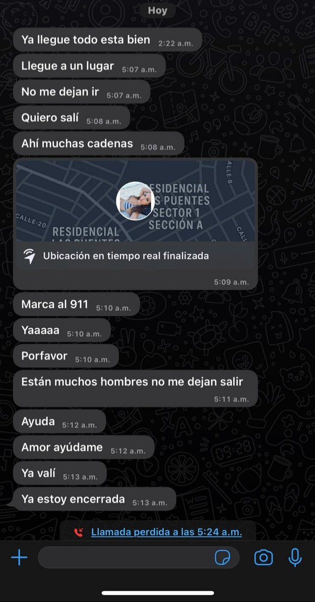 <a href="/Busqueda_MX/">Comisión Nal. de Búsqueda Mx</a>  @gee_ej  por favor ayúdenme!!! Se la llevaron en San Nicolás. A ella y su camioneta.