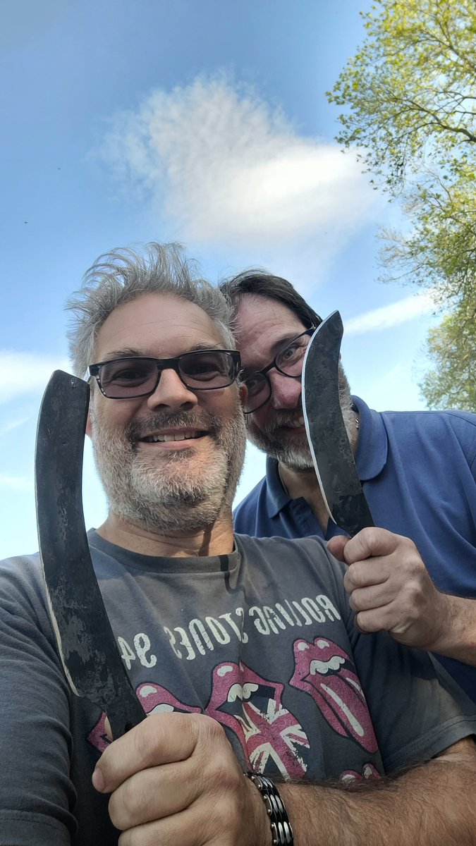 GanderPhoto's tweet photo. @info_forge great day smithing hammering forging and sharpening ... https://t.co/btR6bpBmKM