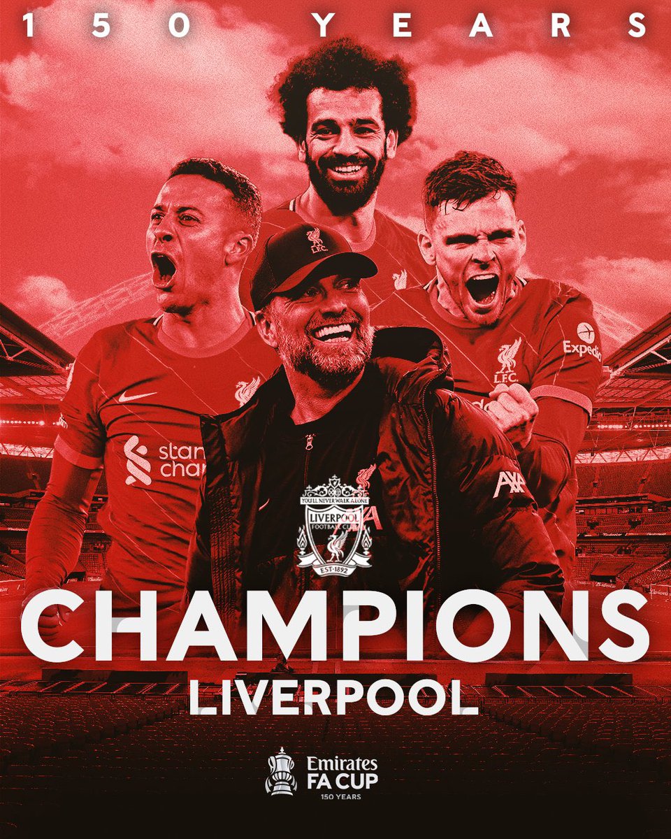 JassemNFT's tweet photo. Introducing your 2021/22 #EmiratesFACup  𝐜𝐡𝐚𝐦𝐩𝐢𝐨𝐧𝐬...

🏆🔴 @LFC 🔴🏆 #YNWA https://t.co/7bYVIonRNj