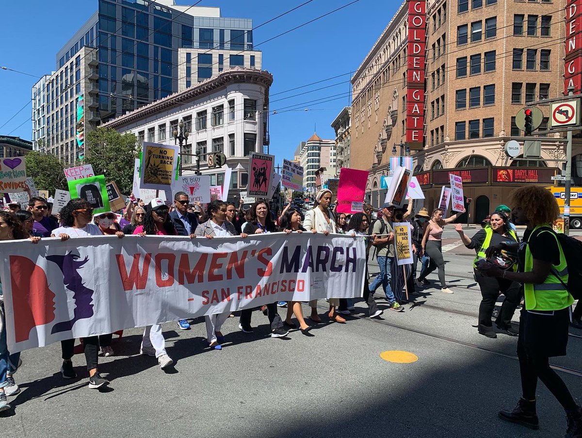 Today we marched against the Supreme Court seeking to overturn Roe v. Wade. This is a fight that impacts everyone, and it will take all of us, from states across the country coming together to protect and preserve women’s right to choose.