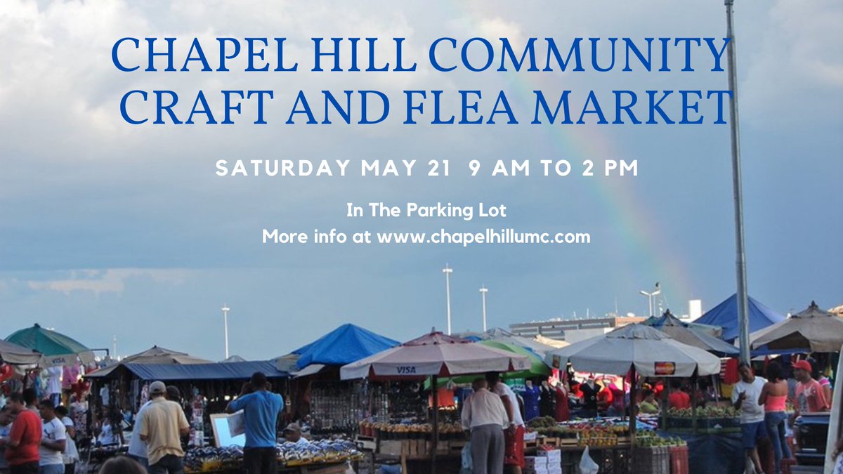 Chapel_Hill_UMC's tweet photo. Just 1 week away!
Vendor space available until Monday at https://t.co/tj2Glro0GV
Shoppers get ready to shop & come hungry - a food truck will be HERE and a Bake Sale to support our mission projects will be happening.
#indychapelhillumc #HelpHopeHome https://t.co/ycOcDSIepq