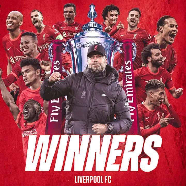 MostafaALBaron1's tweet photo. الف مبروووووك.....ليفربول بطل كاس الاتحاد الانجليزي..🏆❤️❤️❤️ https://t.co/36gzABImOH