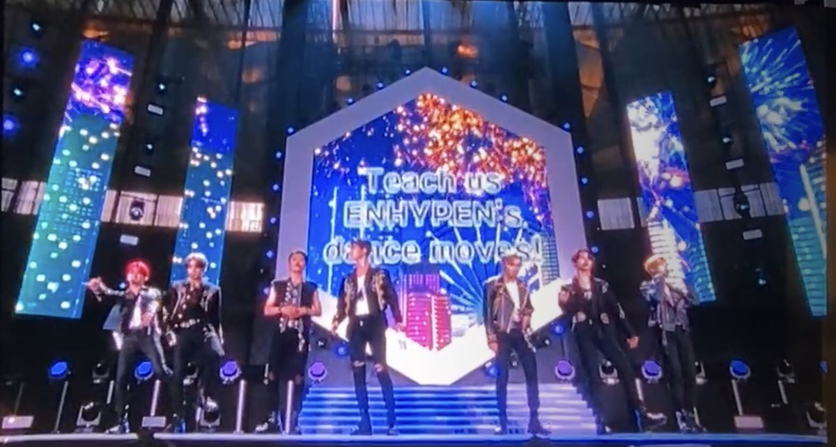 enhypenupdates's tweet photo. [CONCERT] 220515

ENHYPEN on today’s K-pop Flex!

ENHYPEN IGNITE THE STAGE
#KpopFlexWithENHYPEN #ENHYPEN @ENHYPEN_members @ENHYPEN https://t.co/5HCvBERalx