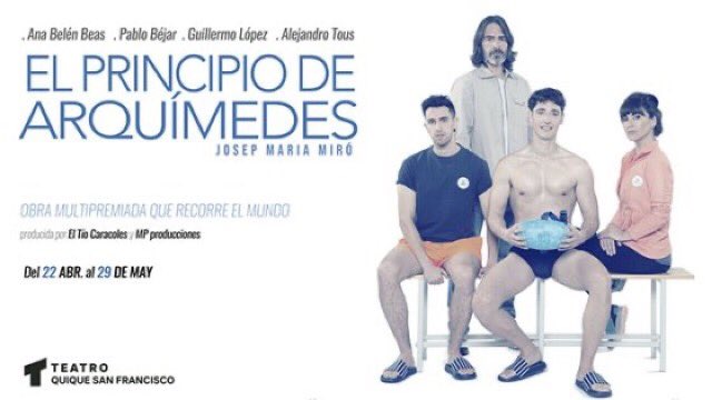 autenticoteatro's tweet photo. .@teatroQSF #ElprincipiodeArquimedes ¡BRAVO x esta obra 10!EXQUISITOS texto (escrito hace 10 años,de vigencia absoluta) y dir @josepmariamiro MAGNÍFICO elenco #PabloBéjar (monitor abierto y simpático) @AnaBelenBeas (dra. muy segura en defensa empleados e íntimamente quebradiza)⬇️ https://t.co/QMn5LTfriy