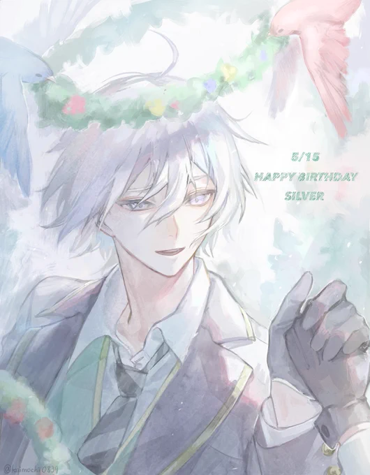 #シルバー誕生祭2022
おめでとう!!!!!!!!!!
微睡みの守護者に祝福を🕊 