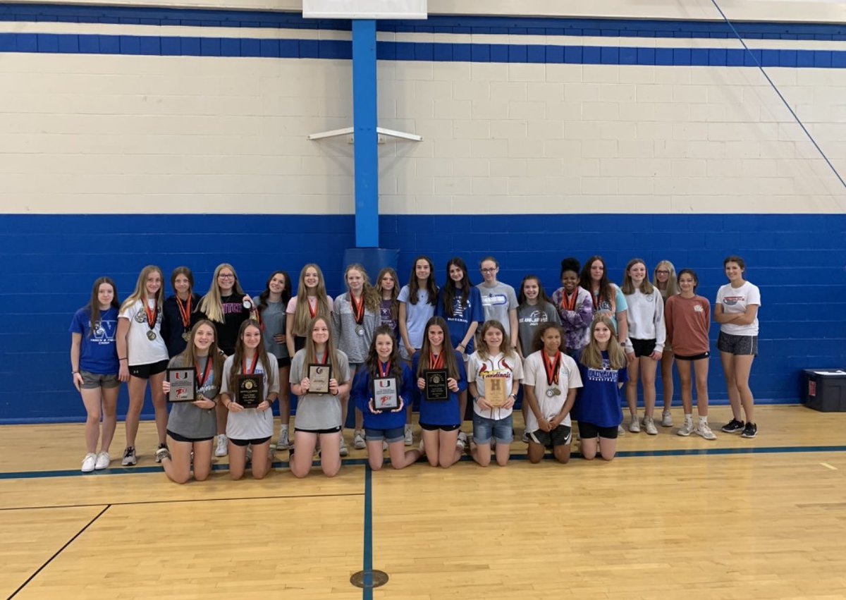 Coach_Hornback's tweet image. Possibly the most talented group of young women I’ve ever coached. In their two years at WMS, they never left a meet with anything but 1st place hardware. More importantly, their work ethic in the classroom is even greater than their athletic ability. Beyond proud of you girls!