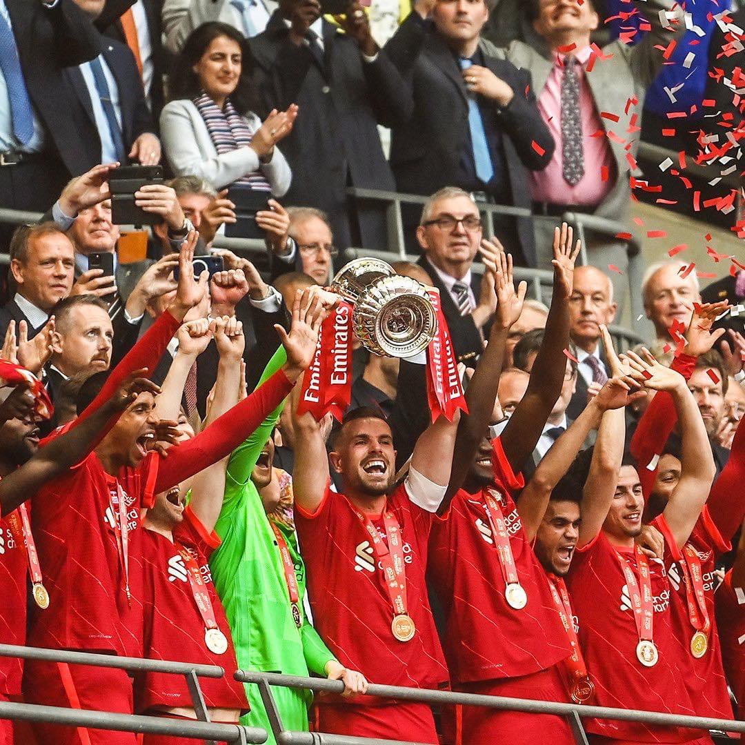 Sagarbashyal07's tweet photo. FA Cup 2022 winners🎉🎉 
#ynwa 
#LIVCHE https://t.co/5jacwARDm2