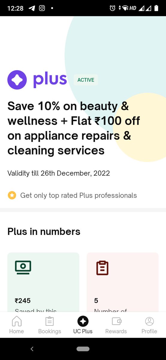 Pasta_Senpai09's tweet photo. @urbancompany_UC I have purchased my UC plus membership in 2021 December &amp; i get 10% discount on bookings. But my sister gets 15% discount from same UC Plus membership. She renewed her membership earlier this year. 
Please explain why there's different perks for same membership? https://t.co/t09ufFxKWn