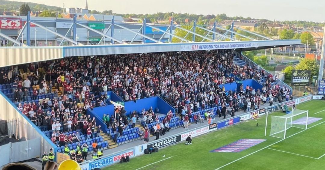Northampton town away at Mansfield this evening #NTFC #Northampton