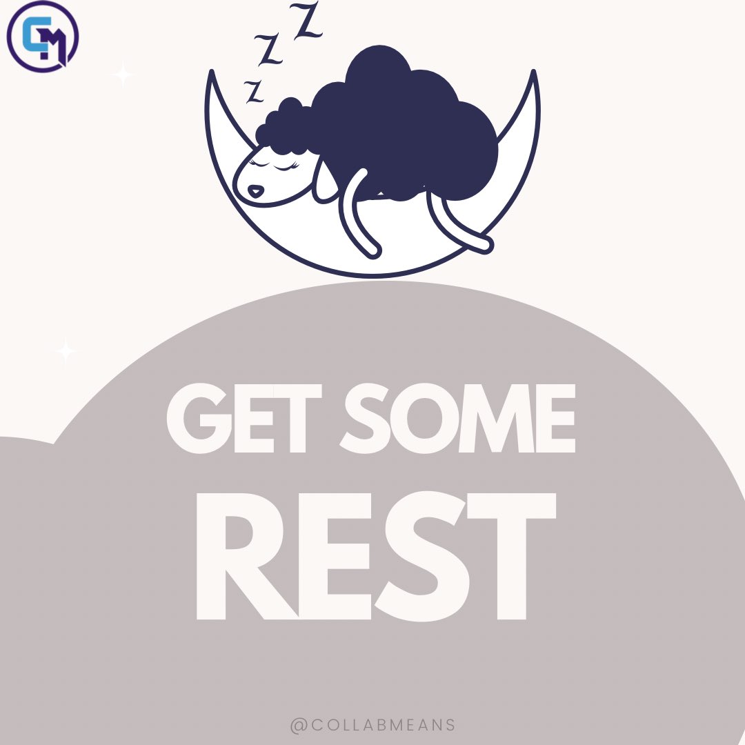 CollabMeans's tweet photo. Sleep is essential for optimal functioning! It helps us regulate our thoughts, feelings, and behaviors. 

Healthy sleep habits include bedtime rituals where screen time is limited. 

What healthy sleep habits would you like to create? https://t.co/gKjpNJUk1U