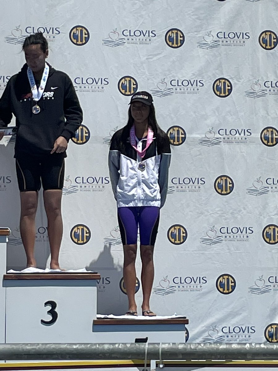 AMHSAquatics's tweet photo. Congratulations to Eunice for placing 5th in the 200 IM with a time of 2:01.88 at CIF State! https://t.co/HzdqSvXW8l