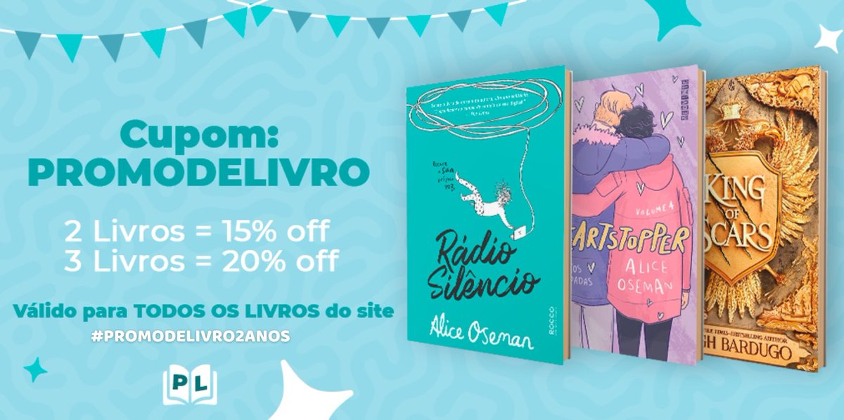 promodelivro's tweet photo. 💛 Cupom Submarino +  #PromodeLivro2Anos - ÚLTIMOS DIAS! 

Desconto Progressivo em TODOS OS LIVROS do site:

2 Livros = 15% OFF
3 Livros ou mais = 20% OFF

https://t.co/itpQfDJCD5
https://t.co/itpQfDJCD5

🎟️ Use o cupom PROMODELIVRO https://t.co/xMTajS9u24