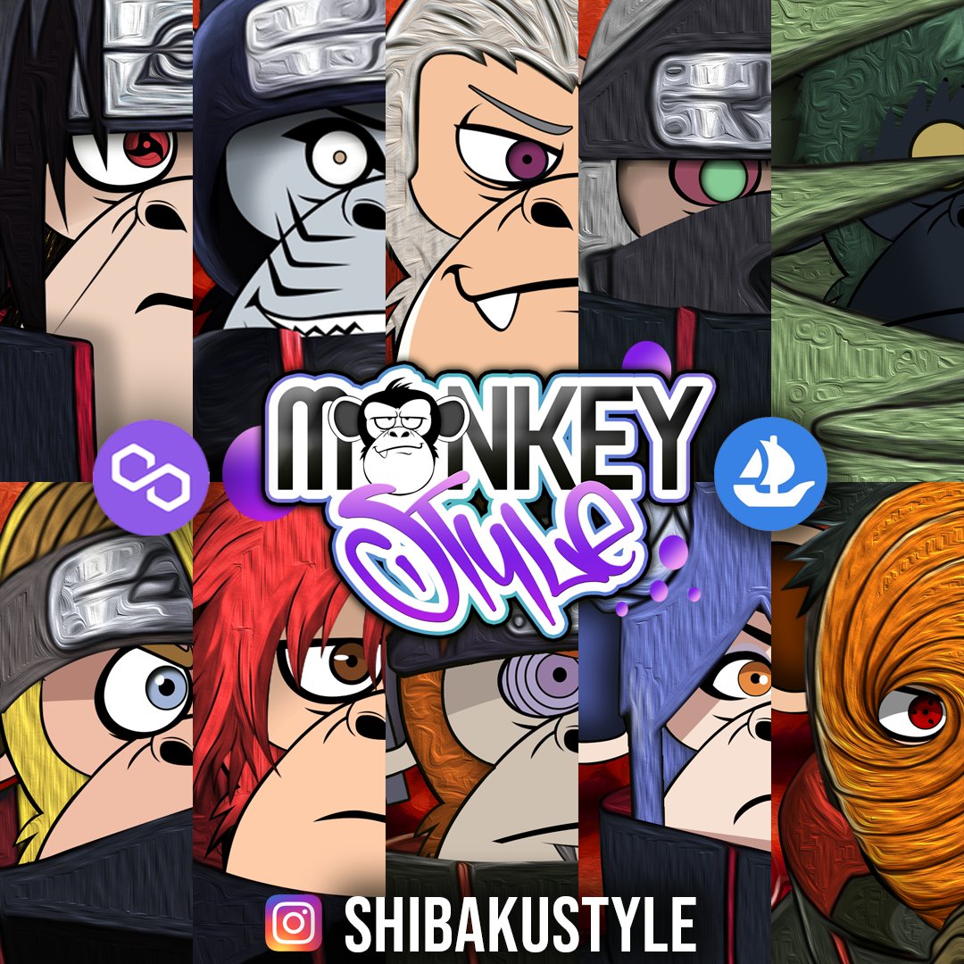 🔥🔥"MANKEY STYLE"🔥🔥
NOW AVAILABLE IN <a href="/opemsea/">frd~nymph</a>
Here I present a small sample of what will come in the next phases 
#NFTs #NFT #nftcollectors #nftcollector #NFTCommunity #NFTdrop #NFTartist #NFTartist  #BAYC  #NFTGiveaway #NFTProjects #opensea #art #collection #Collectibles