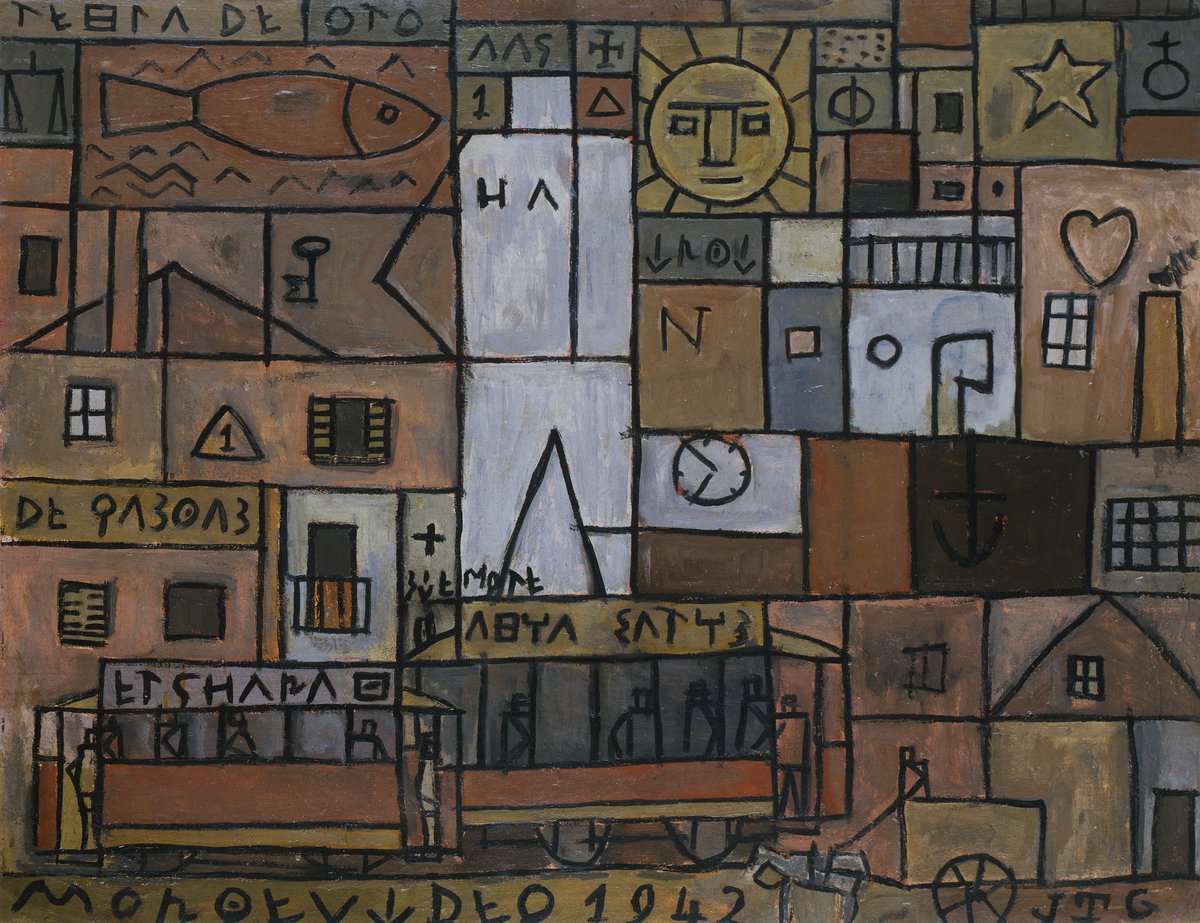 guggenheimbot's tweet photo. 1942, Constructive City with Universal Man by Joaquín Torres-García #joaquintorresgarcia #guggenheimart https://t.co/guLvFcBAVW https://t.co/Tc3LSmqeTp