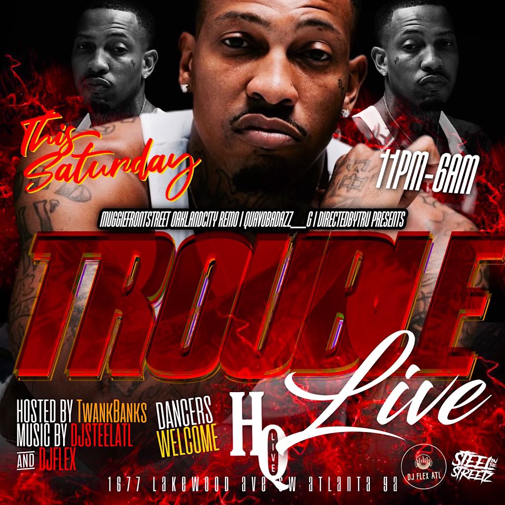 TroubleDTE's tweet photo. 1 night - 2 parties - TONIGHT!!
1st stop nawfside #MiamiLoungeAtl
2nd stop #HQ in da city! Lets get it
〽️〽️🅱️ https://t.co/1qW1yVtDGh