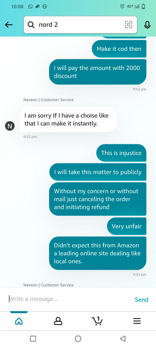 antony2006's tweet photo. @amazonIN @amazon have a serious look into this issue.
Selling phones in offer period and cancelling the order after offer period,till then full amount,in this case around 27000 is with you still refund credited in customers bank account.
2/2 https://t.co/jIGUpPnAHP