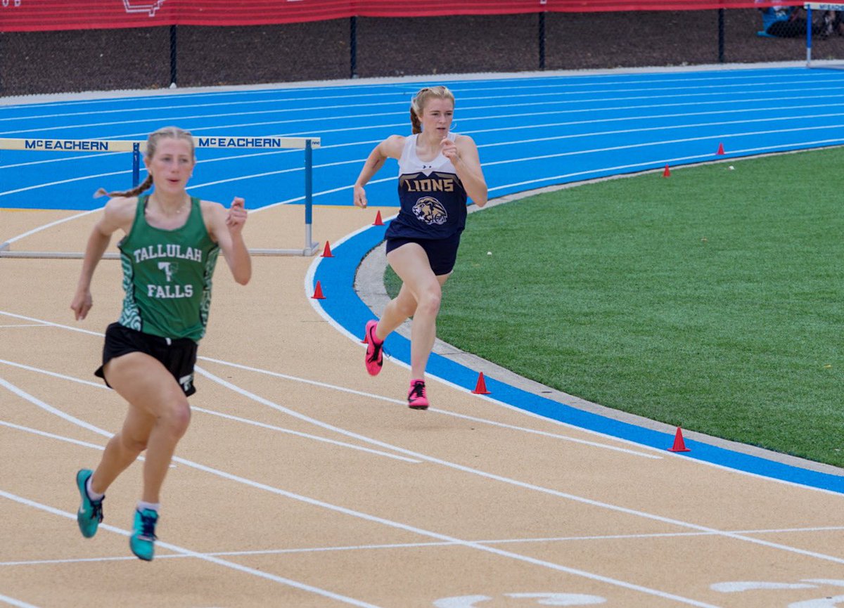 LCALionsSports's tweet photo. Senior Ryley Hampton wrapped up her high school athletic career with a 6th place finish in the 300H at the GHSA State Track and Field Meet. We have enjoyed watching you cheer, run, play basketball, and golf! #onelion https://t.co/bDIINiZ6zX