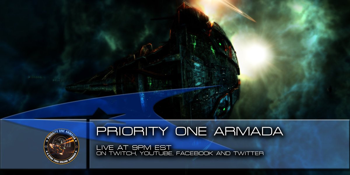 P1Armada's tweet photo. Attention Captains! On this week's #PriorityOneArmadaLive we are excited to be joined by the amazing STO Senior Environment Artist @tumerboy! So you don't wanna miss out. So be sure to join us tonight on https://t.co/ixsORNtY3d
#StarTrekOnline https://t.co/ZQfUUvJZuI