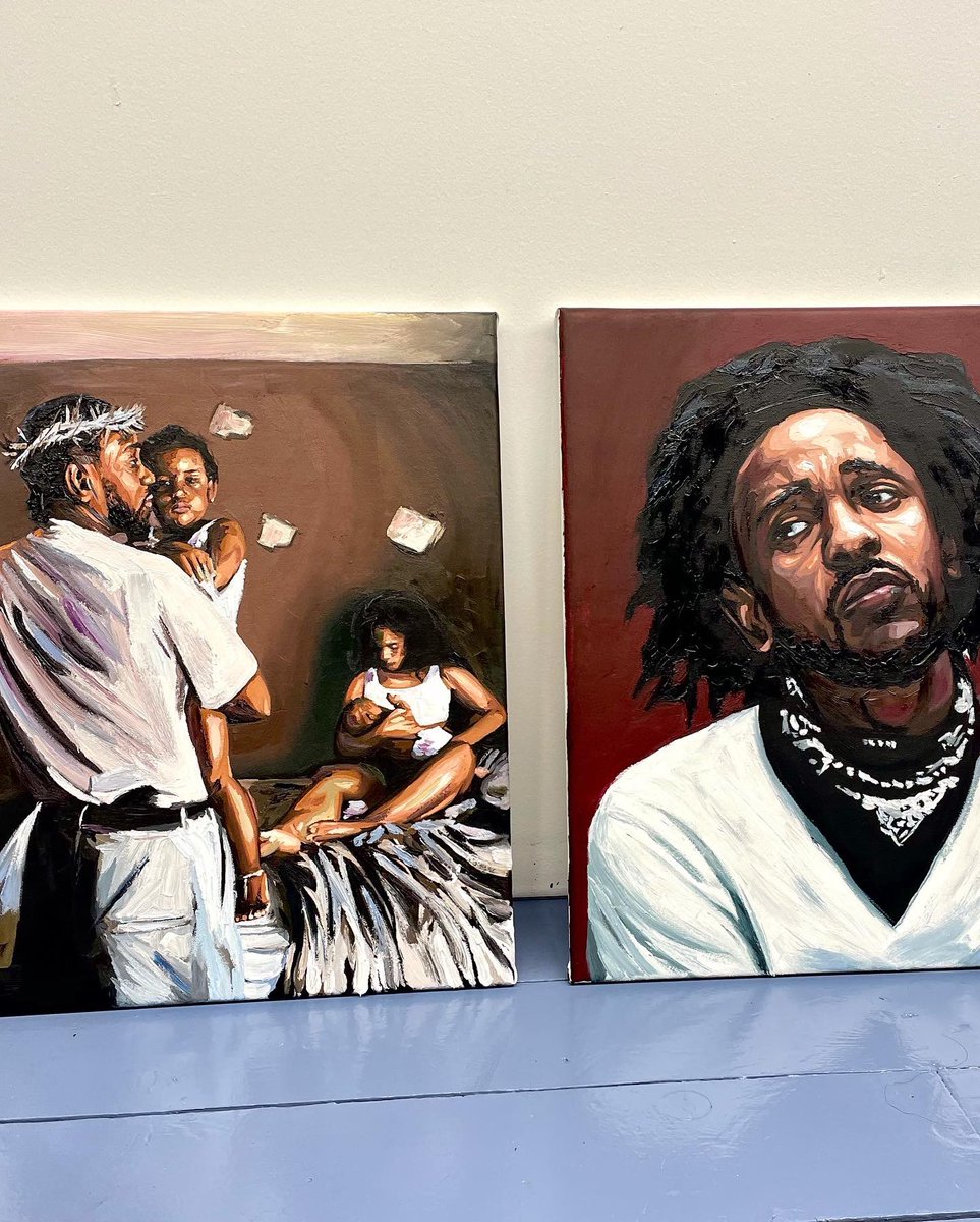 RT @Maha_Sattva: @kendricklamar Hey man please look at my paintings of you!! https://t.co/2TuSAcDQBI