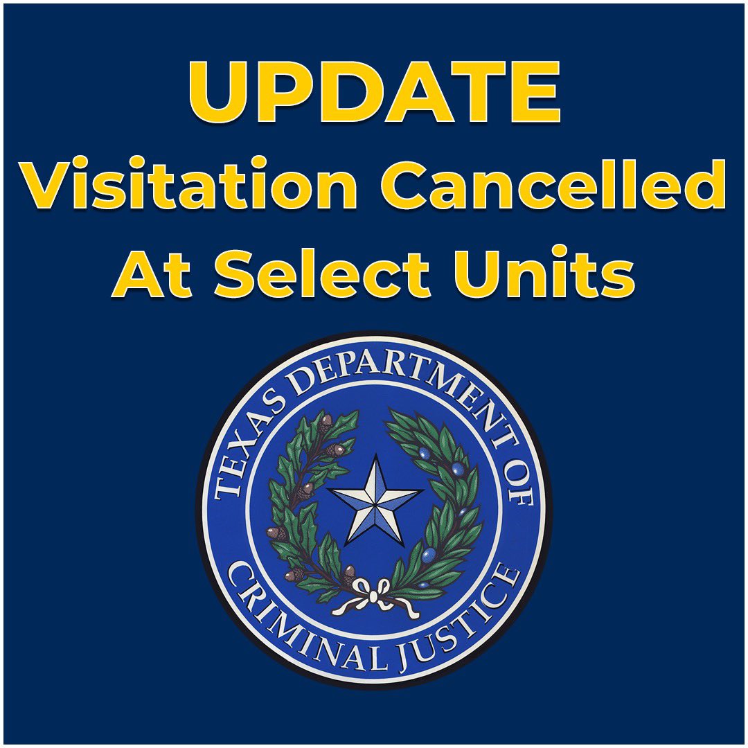 TDCJ on Twitter "Due to the ongoing efforts in the apprehension of