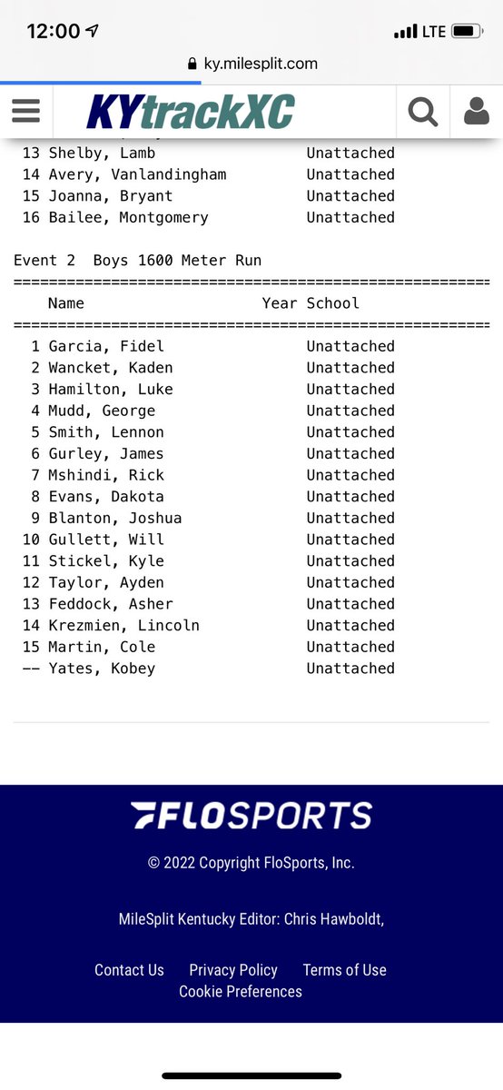 CkyTfxc's tweet photo. Awesome job from Luke Hamilton and George Mudd last night in the “2022 Kentucky Middle School Dream Mile.” Luke with a time of 4:48.08 and George right behind him with a 4:49.07!! #cky #ckyspartans #running #sprints #distance #runnning247 #race #trackandfield #run247 https://t.co/SI0uTaFou6