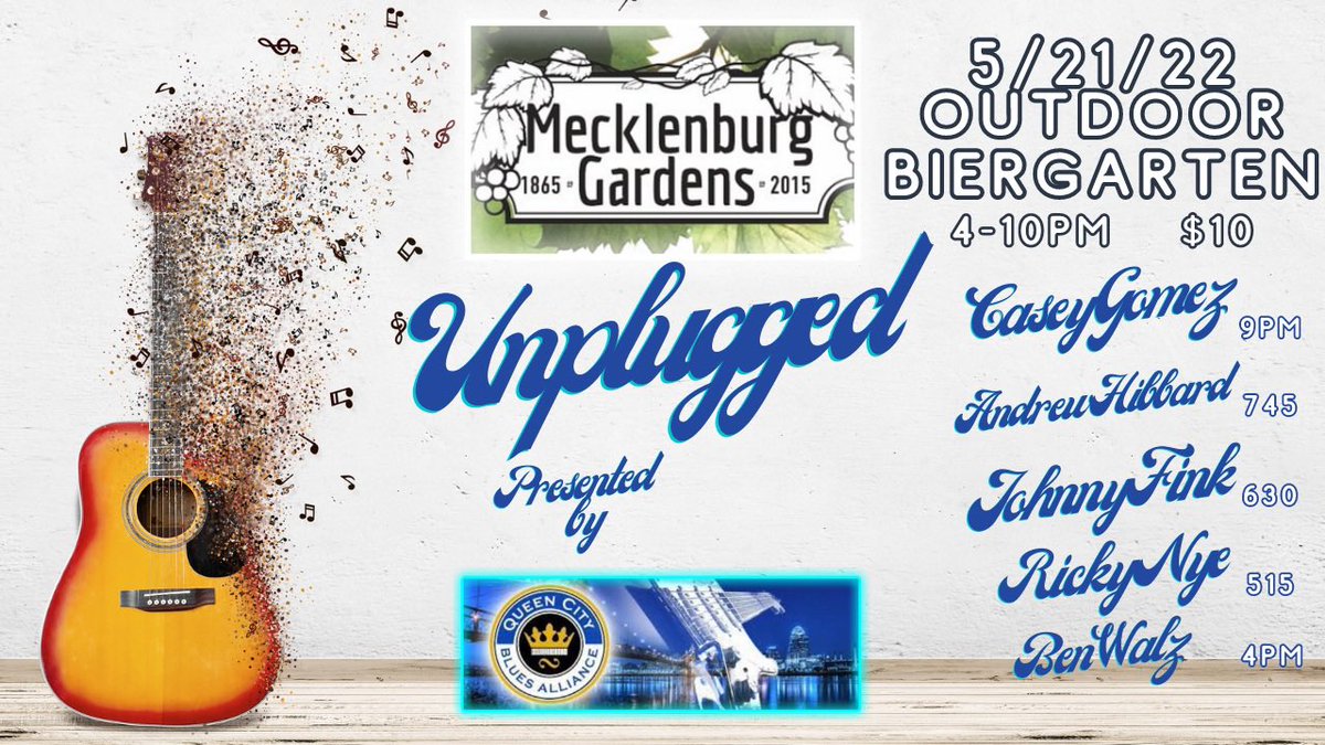 Please join us 1 week from today! The looks to be absolutely perfect! <a href="/cincy_music/">CincyMusic</a> <a href="/CityBeatMusic/">CityBeat Music</a> <a href="/CityBeatCincy/">Cincinnati CityBeat</a> <a href="/WCPO/">WCPO 9</a> <a href="/WLWT/">WLWT</a> <a href="/700wlw/">700WLW</a> <a href="/FOX19/">FOX19 NOW</a> <a href="/Local12/">Local 12/WKRC-TV</a> <a href="/cincinnatiblues/">Cincy Blues Examiner</a> <a href="/ENQThingsToDo/">Things To Do Cincy</a> <a href="/Enquirer/">Enquirer</a> <a href="/CincinnatiMag/">Cincinnati Magazine</a> <a href="/CityOfCincy/">City of Cincinnati</a>