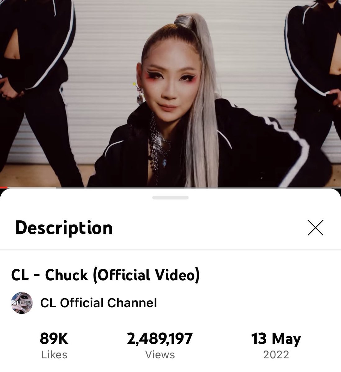 cherrybitxh101's tweet photo. GO STREAM CHUCK!!!!🔥🔥🔥
#🅰✅🅿♓🅰 #ALPHA #ALBUM #CHUCK #CL #CHAELINCL #씨��� #ChuckMVout #chuckcl #CLCHUCK https://t.co/u7H6xAn4Kl