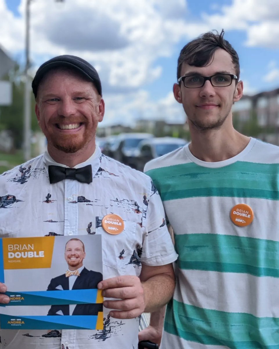 Brian__Double's tweet photo. Canvassing with family makes me so happy

#onpoli #Nepean #onndp https://t.co/Okd6IATUCU