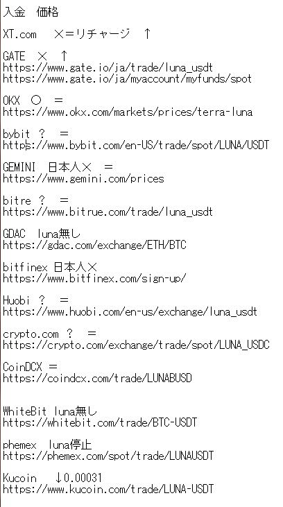 catchtheinfo's tweet photo. アービトラージ調査結果:無理ぽ
#XTcom #gateio #OKX #bybit #gemini #bitre #GDAC #bitfinex #Huobi #cryptocom #CoinDCX #WhiteBit #phemex #Kucoin 3時間かけて全て調査。
アビトラできないっすね。
Kucoinは価格安いし入金できますが、出金できないのでアウト。
メモ書きで良ければ参考に。 https://t.co/Y2vhaYVNep