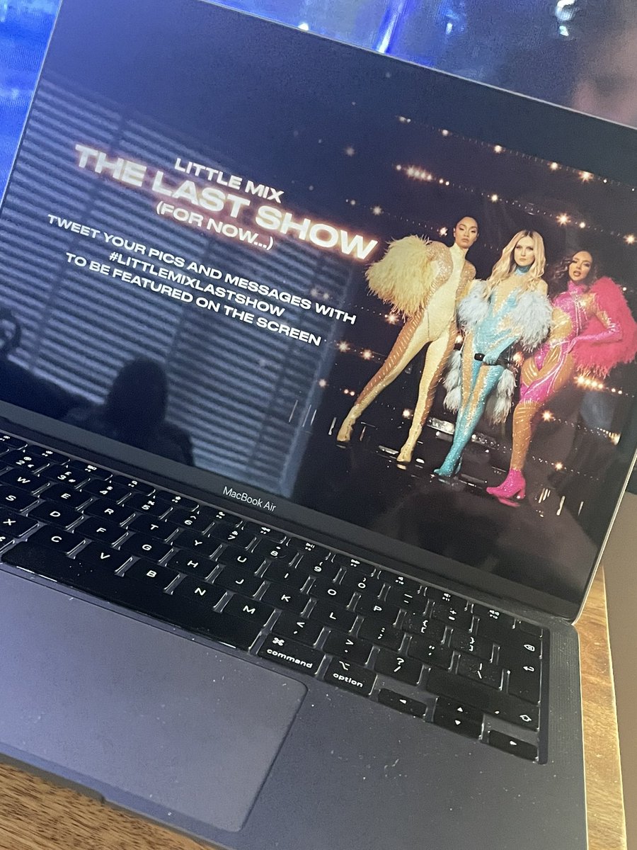 MiikelT's tweet photo. Don’t think I’m ready for it to be the last show! #LittleMixLastShow https://t.co/a6GJ7s1mru