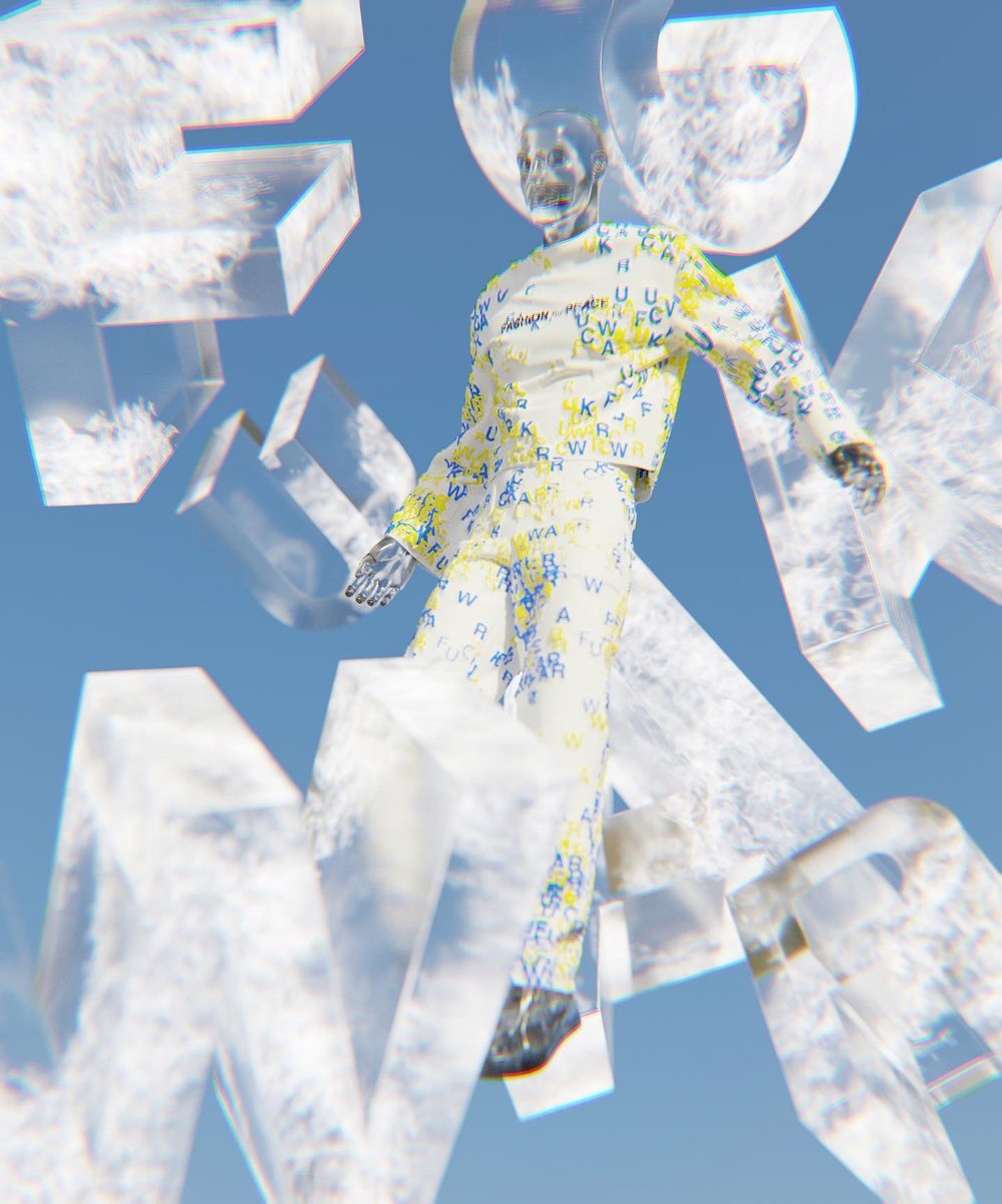 alainjassi's tweet photo. Title: Noise
Nft Fashion for Peace
Will be available soon on @dressxcom 

#digitalart #digitalfashion #3d #digitalclothes #FashionNFT #NFTCommunity #NFTartist #fashion #fashionforpeace https://t.co/CMWfx5VYL0