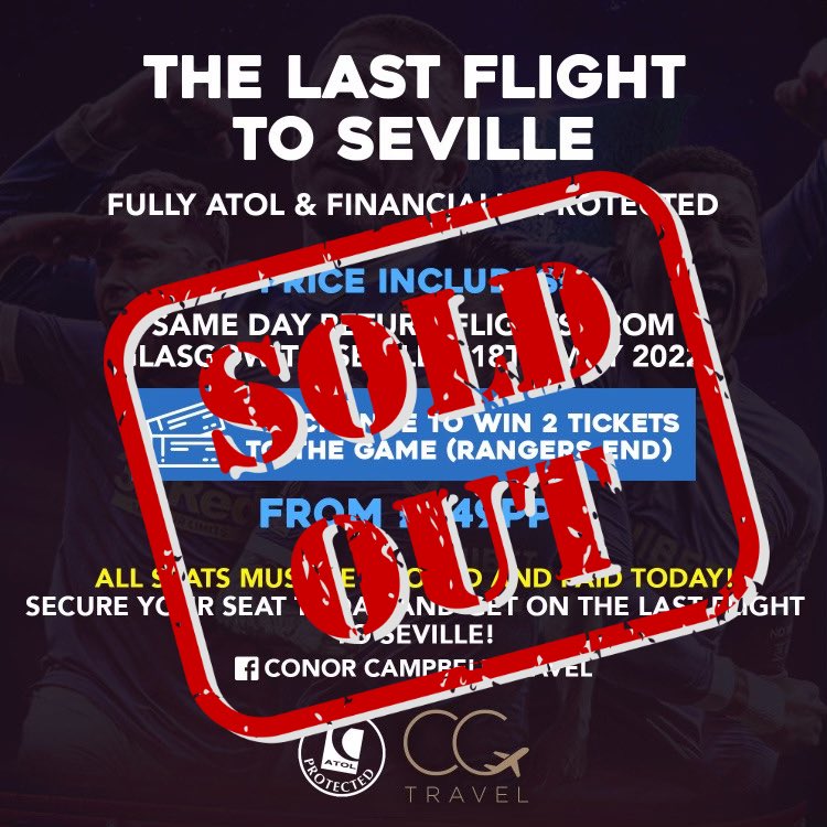 Plane 2 is now SOLD OUT ✈️👏🏽

Since putting our second flight on sale yesterday evening, the plane sold out in less than 24 hours. Thank you for your trust &amp; support! 🙌🏼

Special thanks to <a href="/ross_simmons87/">Ross Simmons</a> &amp; <a href="/TMcKnight_90/">Thomas McKnight</a> 
Thanks for your support as always,
Conor &amp; Team