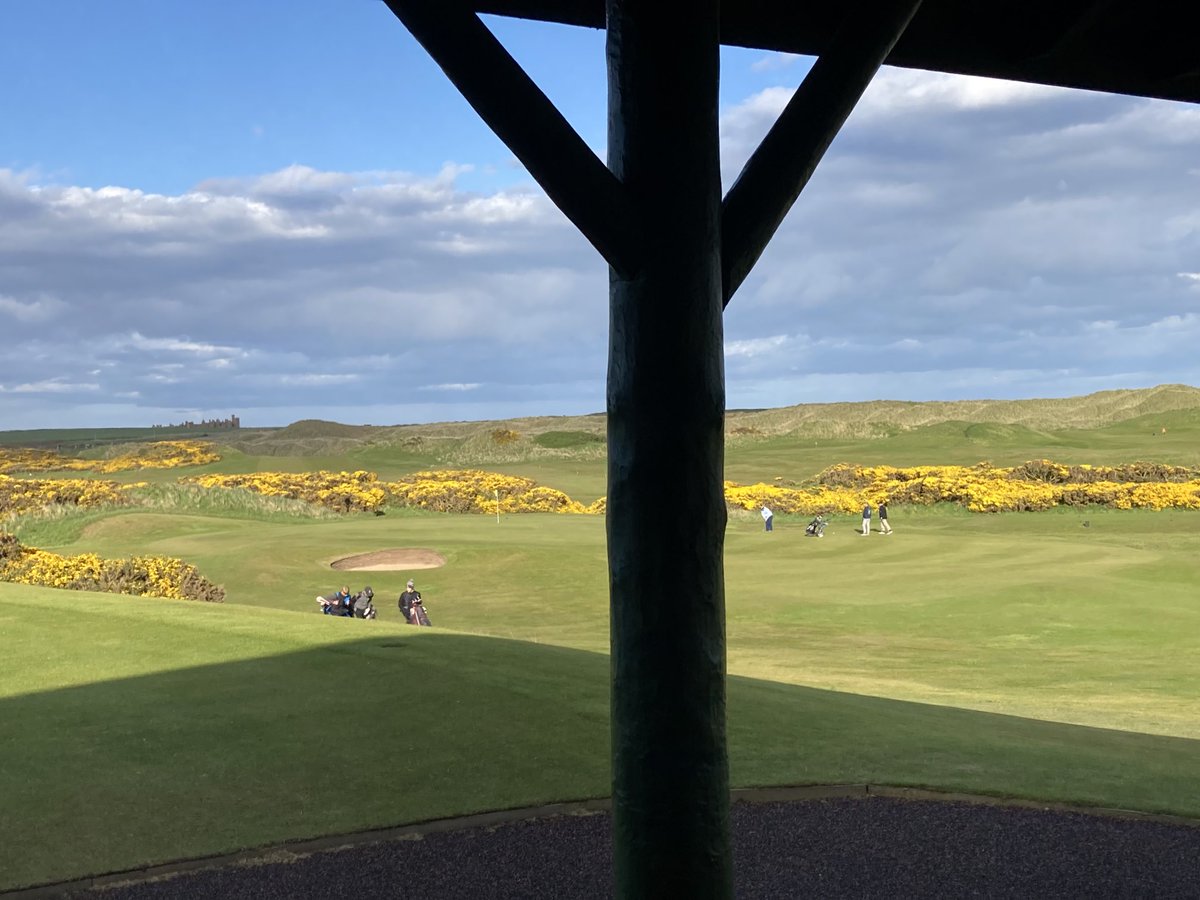 Crudenbaygolf's tweet image. 18th green looking resplendent with the blue skies and yellow gorse bushes. Hope the sun and heat is here to stay.