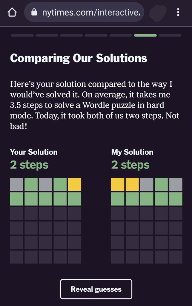Tashfiyazm's tweet photo. ...And the fab performance analysis today
#WordleBot #WordleBotByNYT
#WordleBotAnalysis
#DailyWordleClub
#DailyWordleChallenge #Wordle330 #Wordle #Wordle_330 https://t.co/BkrnwxMmGU