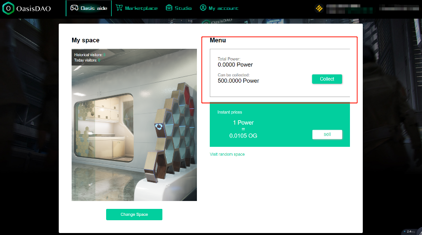 💡To collect power, there are two ways in Oasis:

1️⃣log in to the PC game to collect power: oasis-dao.com/download.html 
2️⃣log in to the WEB game assistant to collect power: metafi.oasis-dao.com/marketplace

#bnbchain #BNB #BSC #MetaFi #GameFi #PlayToEarn #Play2Earn #Alpha