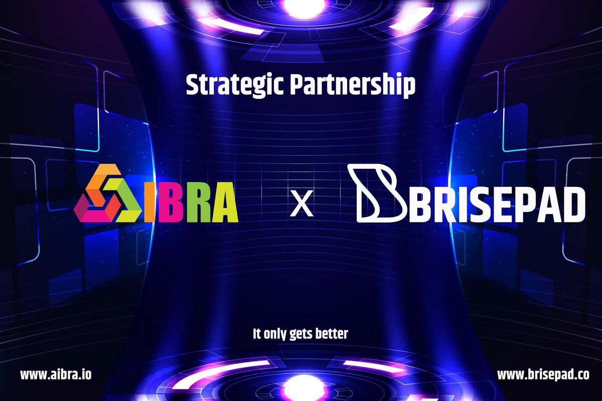 AIBRA_OFFICIAL's tweet photo. ✨Delighted to announce Our newest partners @Brisepadco ,✨
“The first deflationary
launchpad for Brise chain” Brisepad will help fuel the future mass market blockchain applications building on #brisechain
#Aibra #brise #brisepad #Bitgert #Bitgertarmy #BRC20 #SphynxLabs https://t.co/jZYW42bEMv