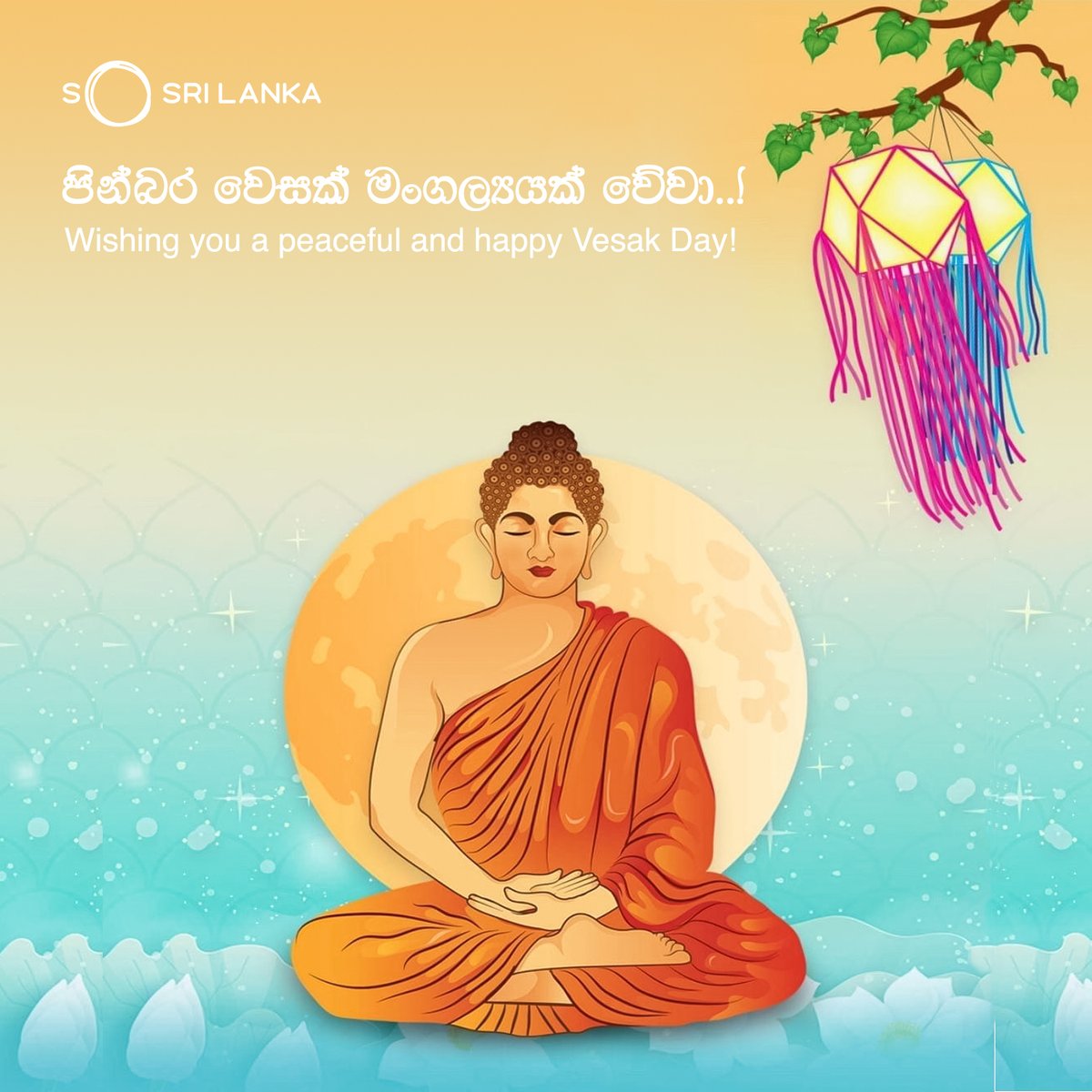 tourismlk's tweet photo. This Vesak, let us appreciate humanity and practice peaceful coexistence that will raise us to greater heights.
Happy Vesak Day 2022
#HappyVesakDay #Vesak2022 #SoSriLanka #VesakFestivalnSriLanka #VisitSriLanka  #SriLanka https://t.co/x7O2OZPpRy