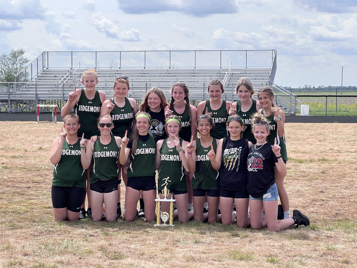 Congratulations to the JH girls on their championship at the NWCC meet!