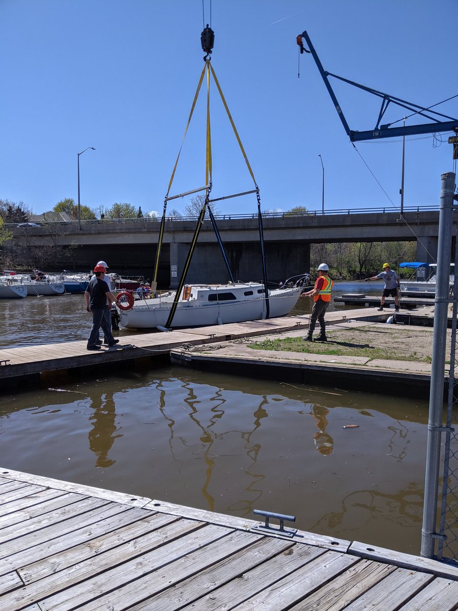BronteHarbourYC's tweet photo. Good Spirit is in the water. https://t.co/KV3ndGHZHE