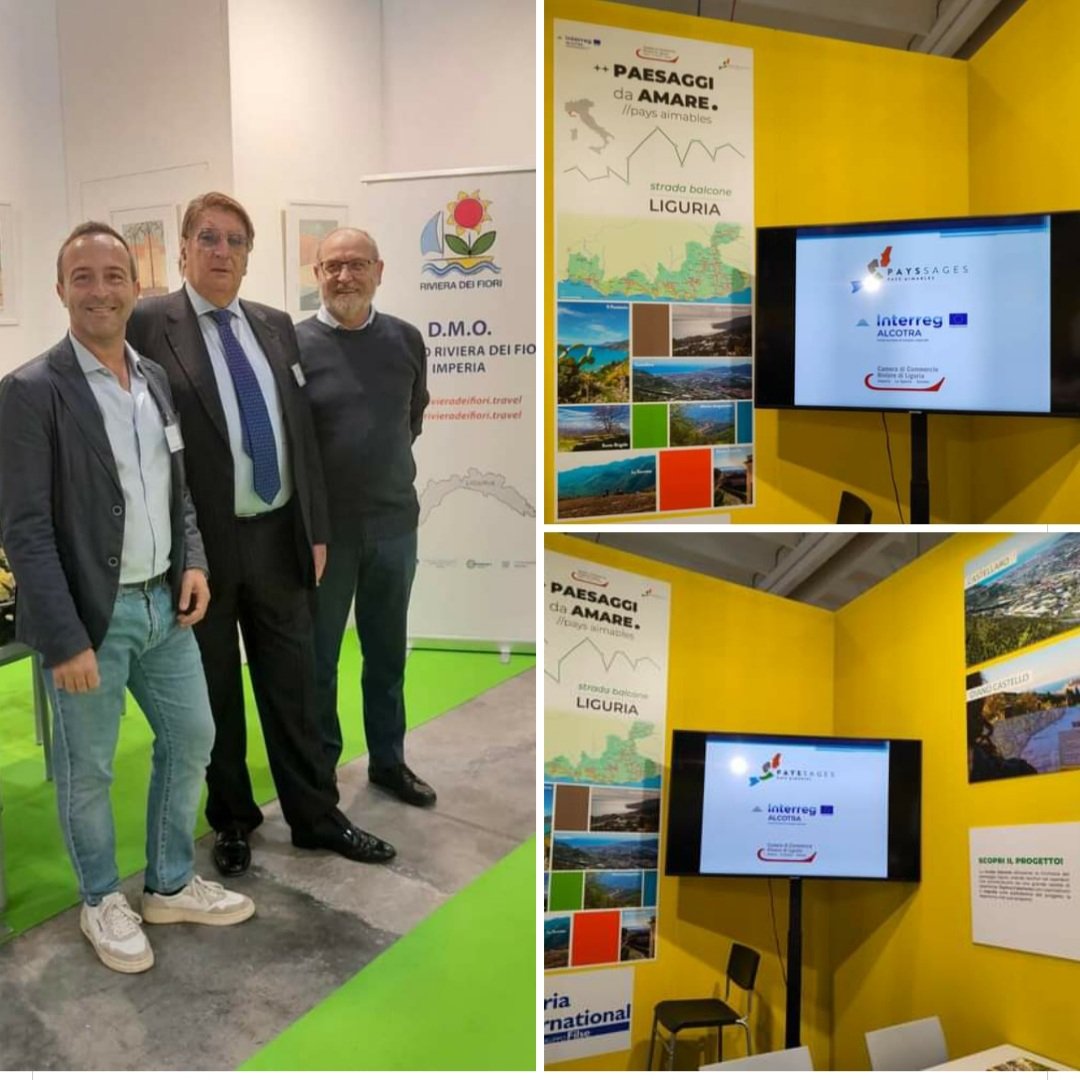 Il presidente di <a href="/LiguriaInt/">LiguriaInternational</a>, <a href="/ivanpitto/">Ivan</a> a <a href="/oliocapitale/">OLIO CAPITALE</a>  con il nostro  Presidente Lupi e l’amministratore unico della DMO Riviera dei fiori  <a href="/MarcoImperia/">Marco Benedetti</a> per promuovere il progetto <a href="/InterregALCOTRA/">Interreg ALCOTRA</a> Pays Aimables
 #paysaimables #InterregALCOTRA
#StradaBalcone