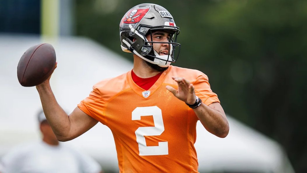 HBCUSports1's tweet photo. QB   Aqeel Glass in Action Tampa Bay Bucs Rookie Minicamp
* Alabama A&amp;M University 
📷T. Richman https://t.co/NI555uZFET